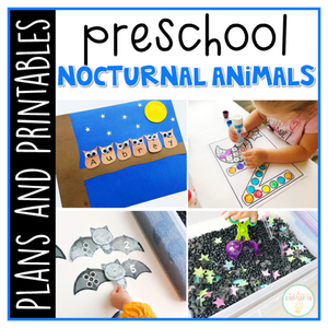 Preschool: Nocturnal Animals {Plans and Printables} - Mrs. Plemons'  Kindergarten