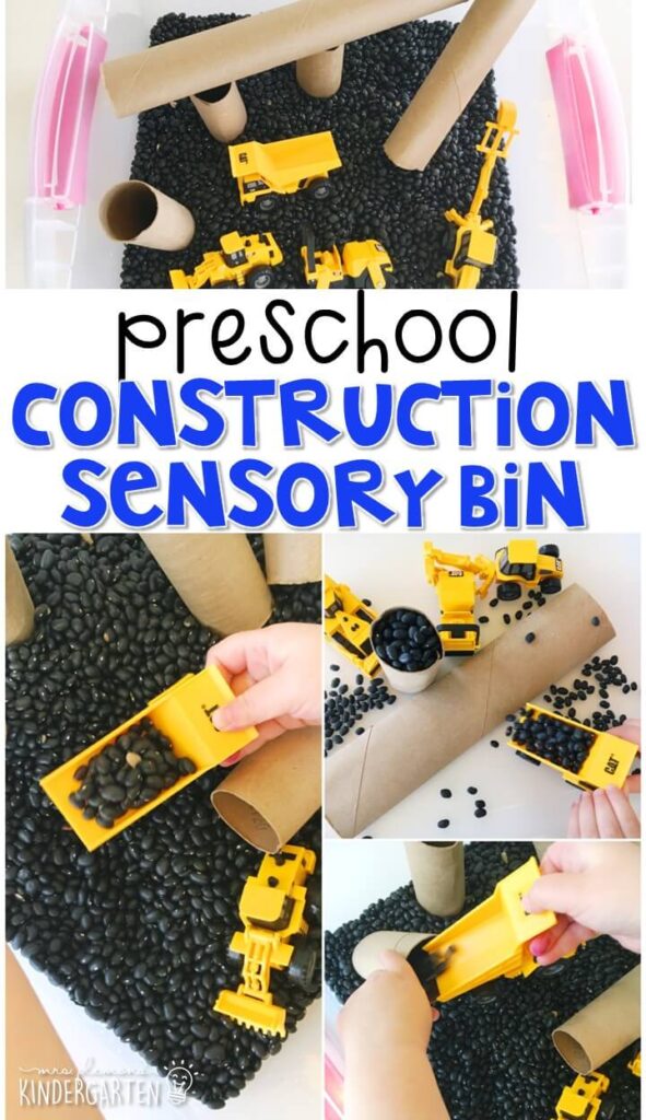 We LOVE this match and mail the letters sensory bin. Perfect for working on letter matching with a community theme in tot school, preschool, or even kindergarten!