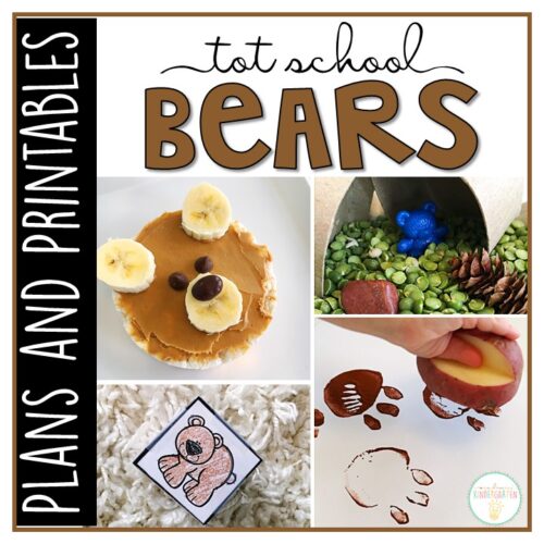 Tot School: Bears - Mrs. Plemons' Kindergarten