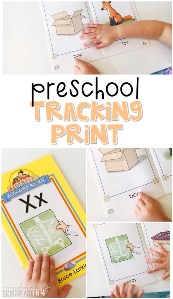 Practice tracking print with these easy readers. Great for tot school, preschool, or even kindergarten!