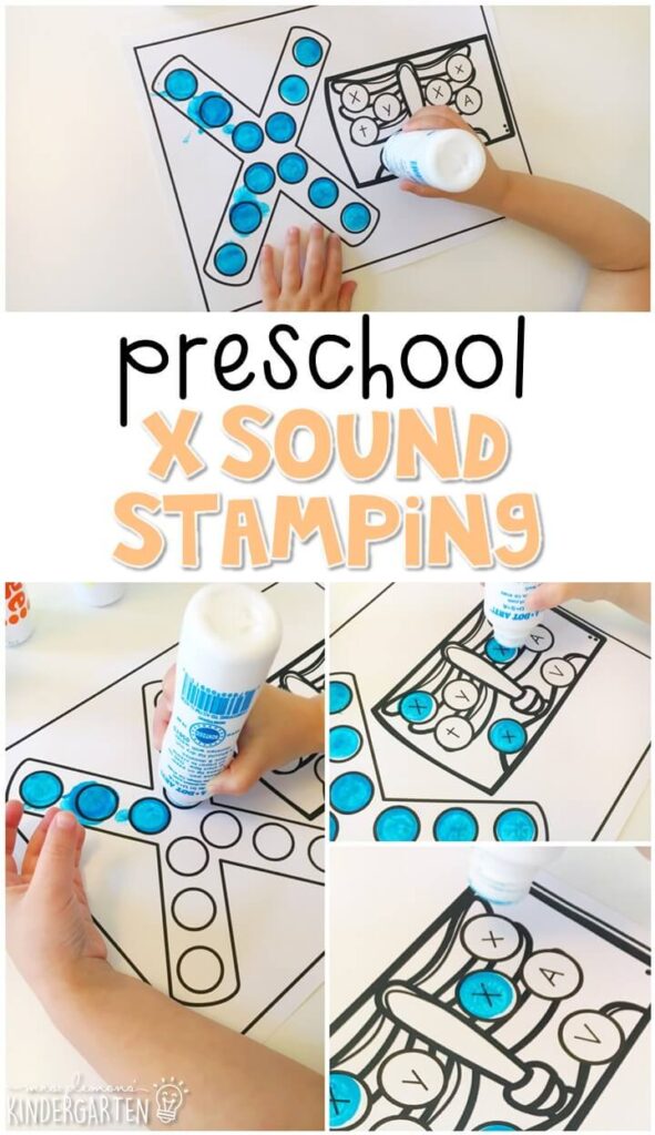 This x-ray sound stamping is perfect for letter, sound, and fine motor practice with a human body theme. Great for tot school, preschool, or even kindergarten!