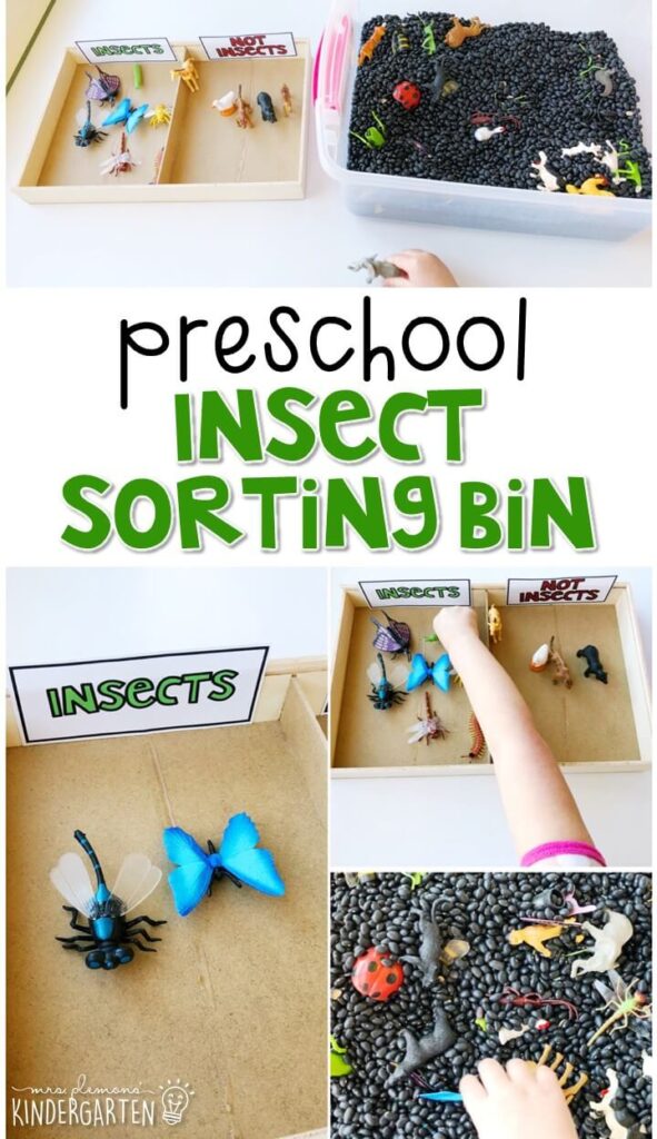 This weighing insects activity is a fun way to experiment with a balance scale with an insect theme. Great for tot school, preschool, or even kindergarten!