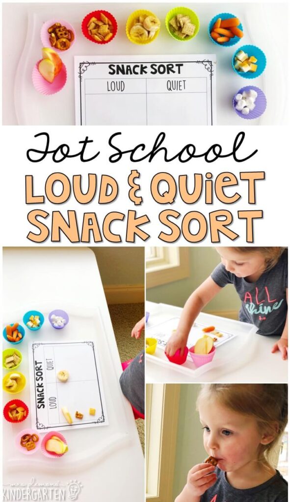 These yummy snacks are perfect for a 5 senses theme in tot school, preschool, or kindergarten!