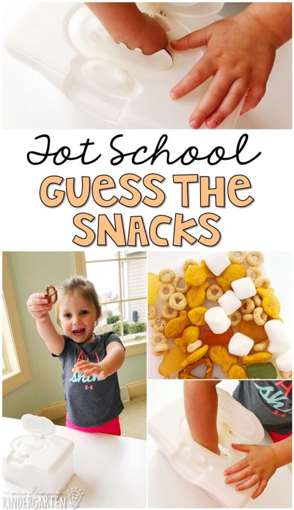 These yummy snacks are perfect for a 5 senses theme in tot school, preschool, or kindergarten!